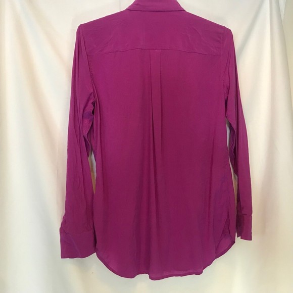 Equipment Malbec Super Vintage Slim Signature Button Up Top size M - Picture 10 of 12